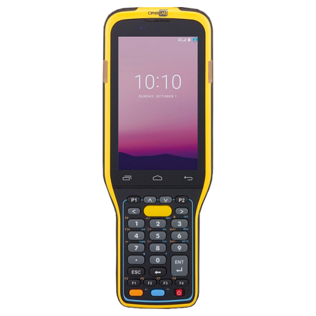 Терминал сбора данных CipherLAB RK95-X8-28K PISTOL, с камерой (Android 12, NFC, Bluetooth, Wi-Fi, двумерный счит-тель дальнего действия - Zebra SE4850, GMS в комплекте с пистолетной рукоятью, кабелем SNAP-ON и БП)